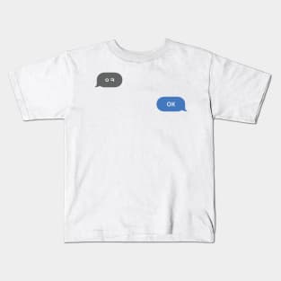 Korean Slang Chat Word ㅇㅋ Meanings - OK Kids T-Shirt